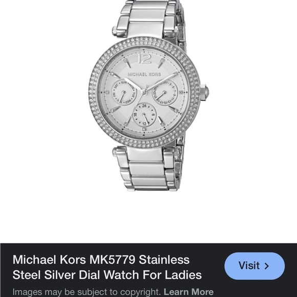 MICHAEL KORS MK5779 stainless steel silver dial watch - Picture 2 of 5